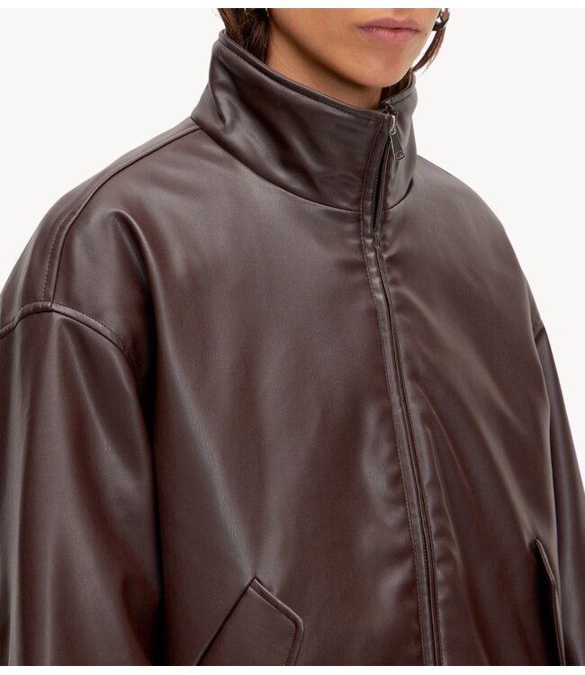 EDITED Jas Paisley Jacket Chocolate Plum