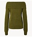 YAS Trui YASJOHI OS WOOL BLEND PULLOVER S. NOOS Fir Green