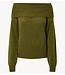 YAS Trui YASJOHI OS WOOL BLEND PULLOVER S. NOOS Fir Green