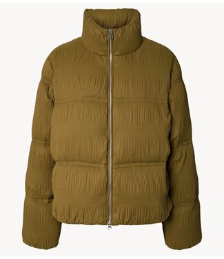 YAS Jas YASRUSHIA PADDED SHORT JACKET Fir Green