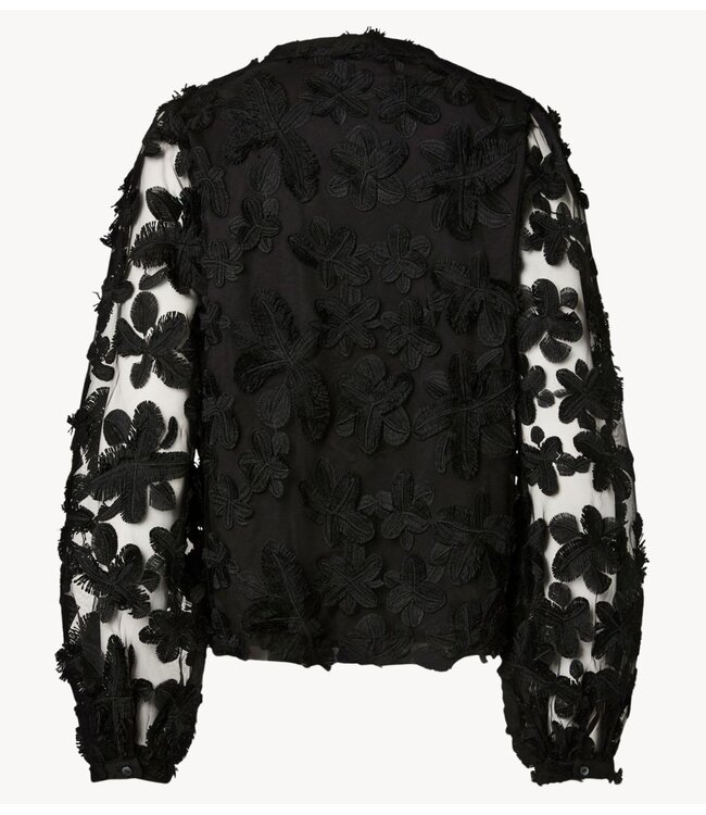 YAS Blouse YASKARLY LS SHIRT NOOS Black