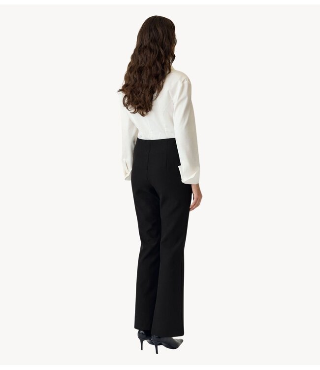 YAS Broek YASTRAVY HW PANT Black