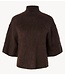 YAS Trui YASTILDE 2/4 MOHAIR BLEND KNIT PULLOVER Mole Melange