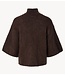 YAS Trui YASTILDE 2/4 MOHAIR BLEND KNIT PULLOVER Mole Melange