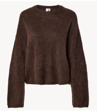 YAS Trui YASTILDE LS MOHAIR BLEND PULLOVER NOOS Mole