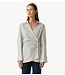 YAS Blouse YASALISA LS LONG WRAP SHIRT Boa Dark olive