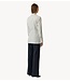 YAS Blouse YASALISA LS LONG WRAP SHIRT Boa Dark olive