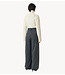 YAS Broek YASELURA HW WIDE PANT Dark Grey