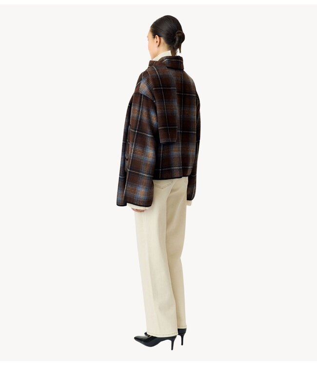 YAS Jas YASCALINO LS SCARF JACKET Carafe Calino checks
