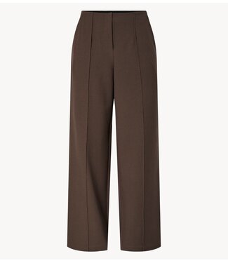 YAS Broek YASREEMAJ HW PANT S. NOOS Chocolate Brown
