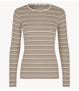 Second Female Shirt Flyra O-Neck Tee Demitasse