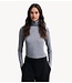 Second Female Shirt Matima T-Neck Tee Grey Melange