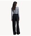 Second Female Shirt Matima T-Neck Tee Grey Melange