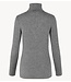 Second Female Shirt Matima T-Neck Tee Grey Melange