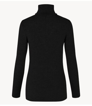 Second Female Shirt Matima T-Neck Tee Black