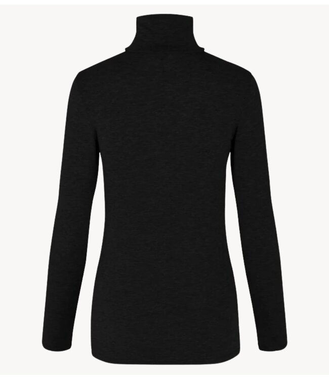 Second Female Shirt Matima T-Neck Tee Black