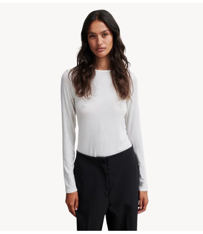 Second Female Shirt Matima O-Neck Tee Off white
