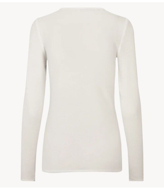 Second Female Shirt Matima O-Neck Tee Off white