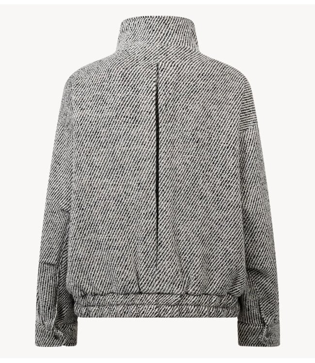 Copenhagen Muse Jas CMCHELSEA-JACKET BLACK W. JET STREAMMELANGE