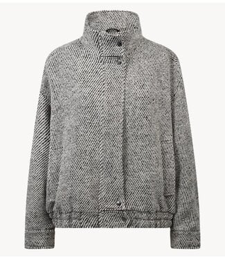 Copenhagen Muse Jas CMCHELSEA-JACKET BLACK W. JET STREAMMELANGE