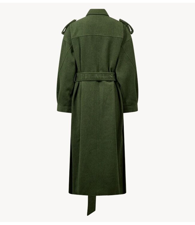Copenhagen Muse Jas CMSLOANE-COAT CHIVE MELANGE
