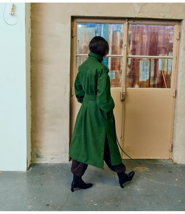 Copenhagen Muse Jas CMSLOANE-COAT CHIVE MELANGE