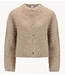 OU. Vest Cardigan Fjell Oat
