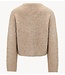 OU. Vest Cardigan Fjell Oat