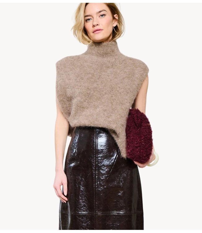OU. Top Pullover Abbey Nougat