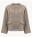 OU. Vest Cardigan Grand Fois Grey Melange
