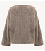 OU. Vest Cardigan Grand Fois Grey Melange