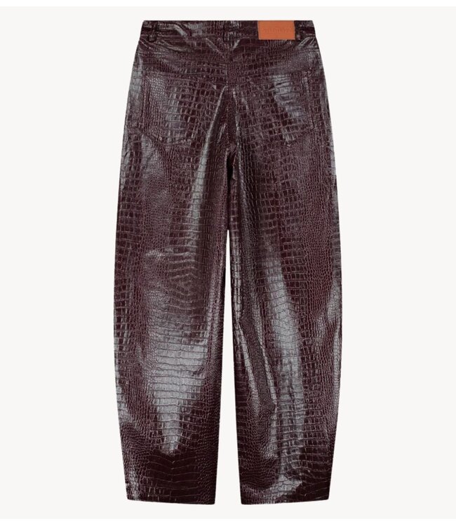 Stieglitz Broek Draco Balloon Pants Burgundy