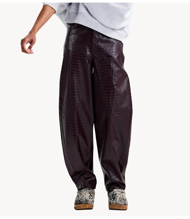Stieglitz Broek Draco Balloon Pants Burgundy