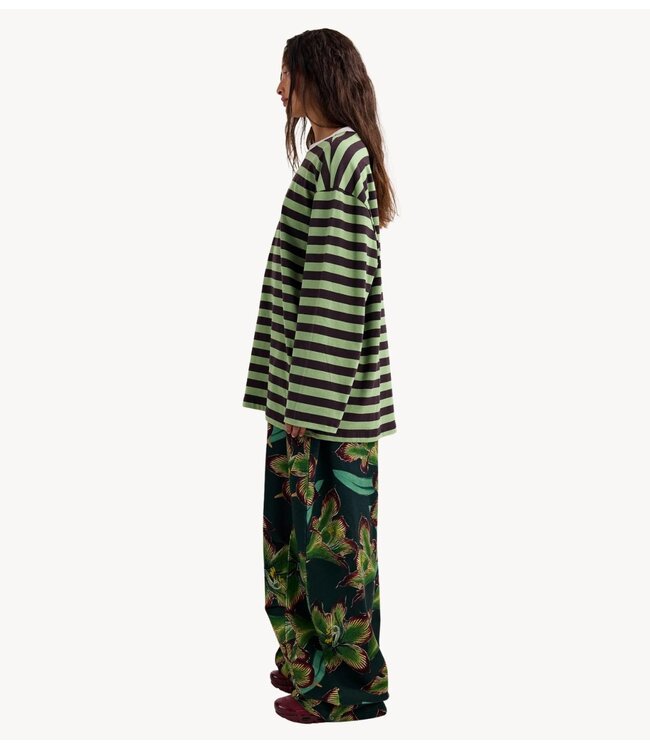 Stieglitz Shirt Donna Wide Skate Longsleeve Green