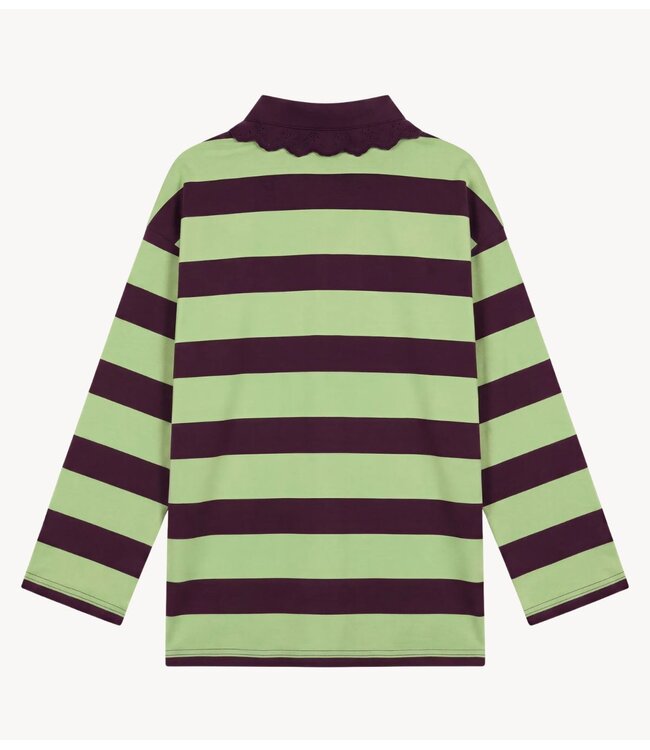 Stieglitz Shirt Danila Polo Wide Sleeve Green