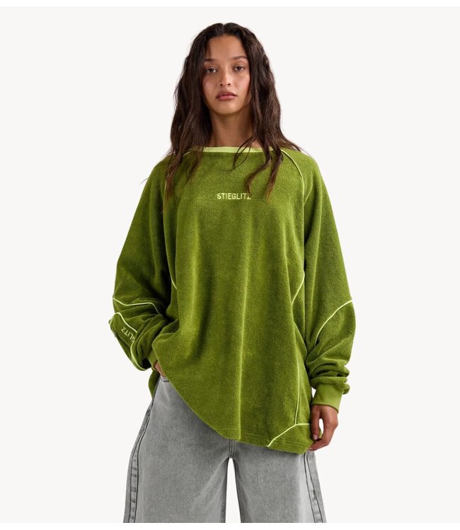 Stieglitz Trui Silvana Terry Sweater Green