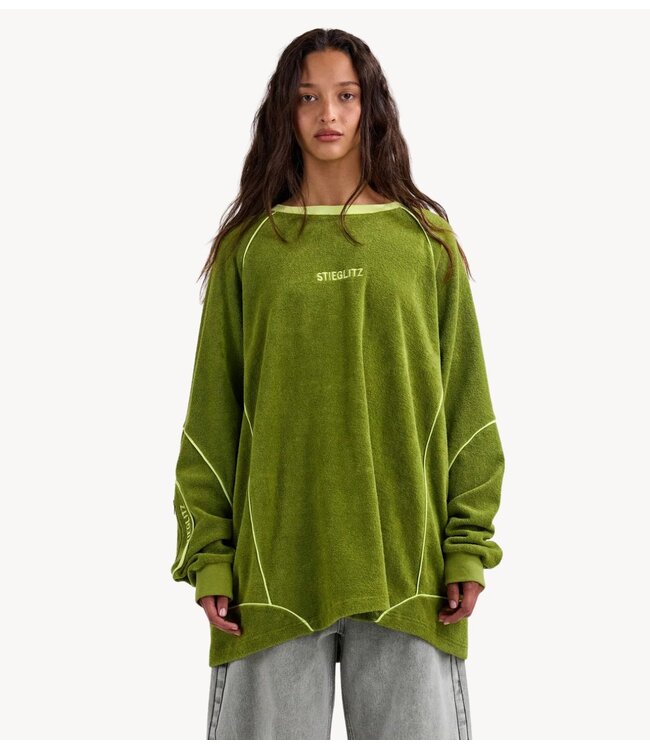 Stieglitz Trui Silvana Terry Sweater Green