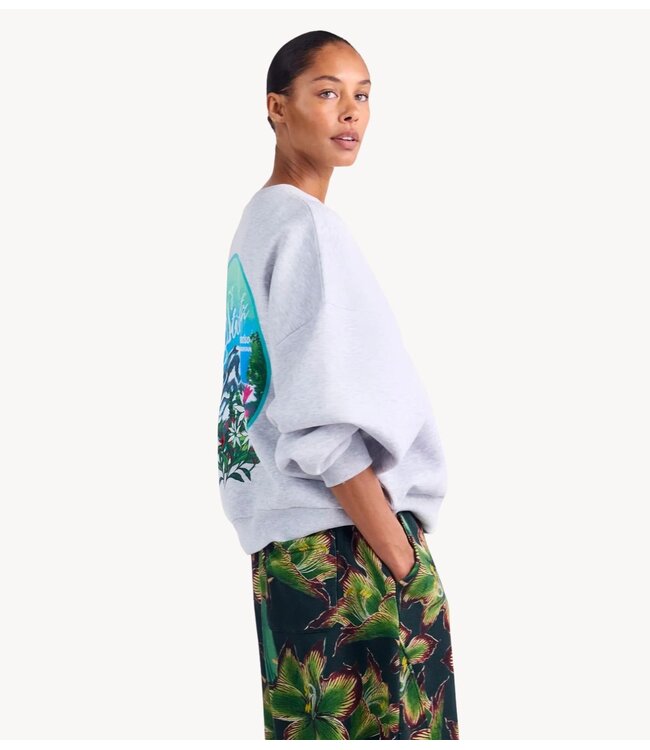 Stieglitz Trui Silvia Oversized Sweater Grey