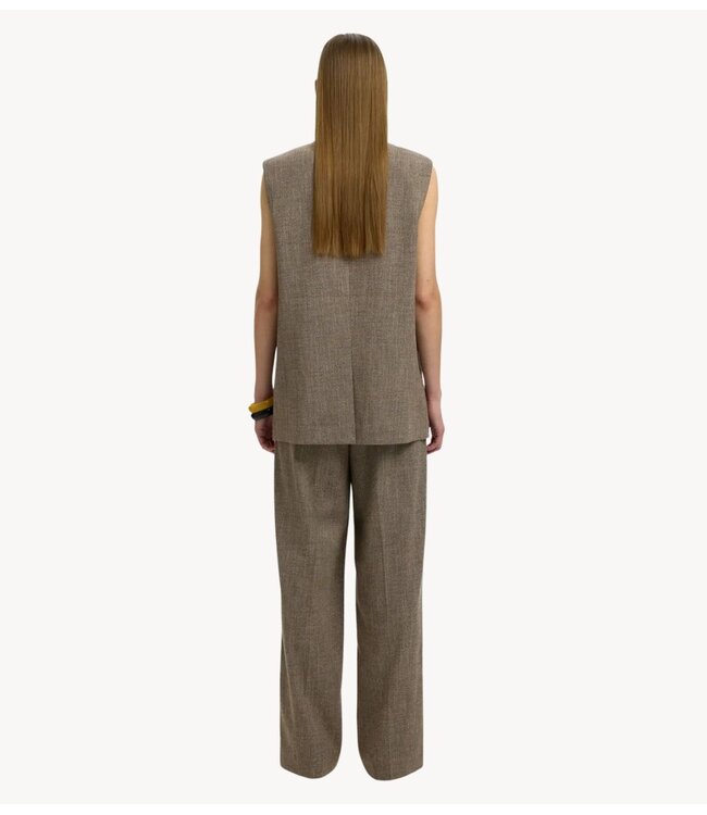 Selected Vest SLWRELAXED EZMA VEST Chocolate Chip