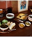 HKLIVING Kom 70s ceramics: noodle bowls geyser (set of 4)