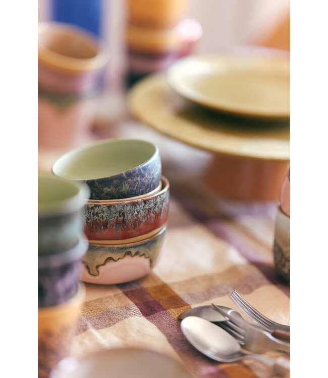 HKLIVING Kom 70s ceramics: tapas bowl tidal