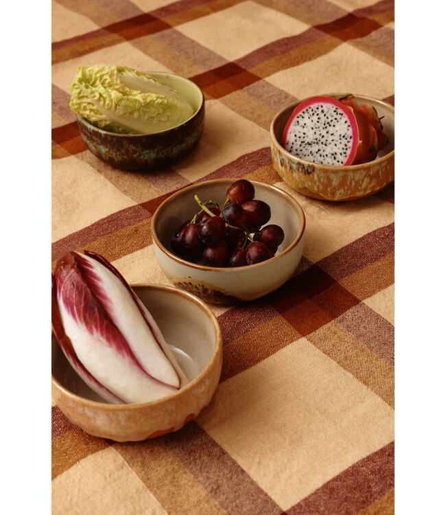 HKLIVING Kom 70s ceramics: tapas bowl tidal