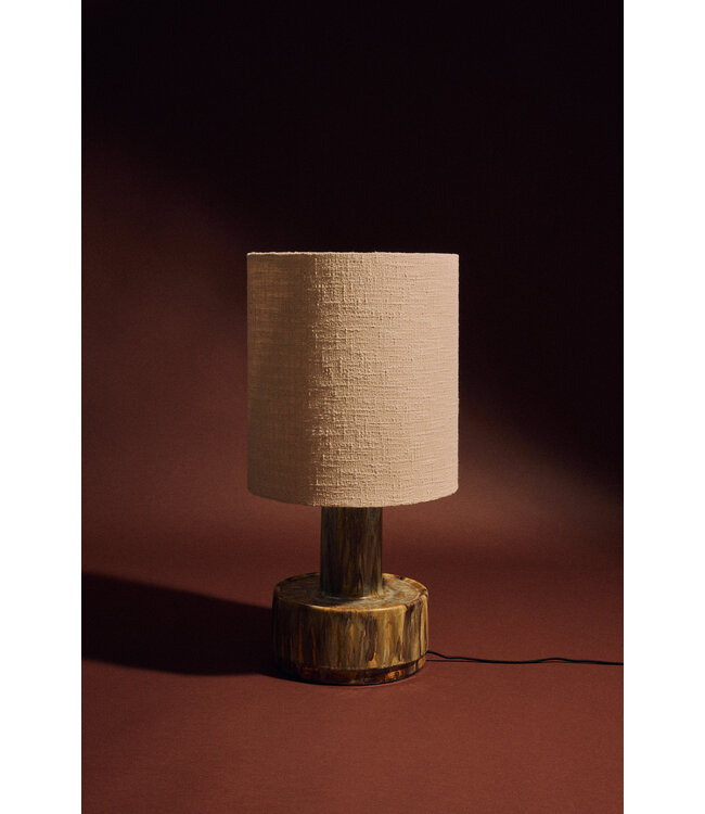 HKLIVING Tafellamp Ceramic lamp base, reactive green