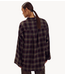 HARPER & YVE Blouse JELLA-LS TEAL RED CHECK