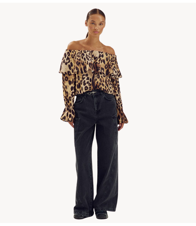 HARPER & YVE Top FYNN-LS LEXIE LEOPARD