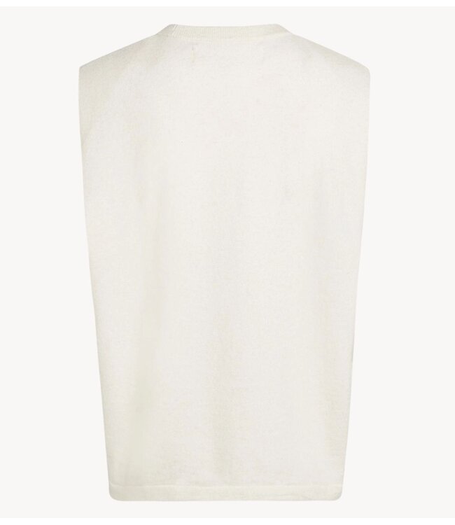 Circle of Trust Top ELLY KNIT White dust