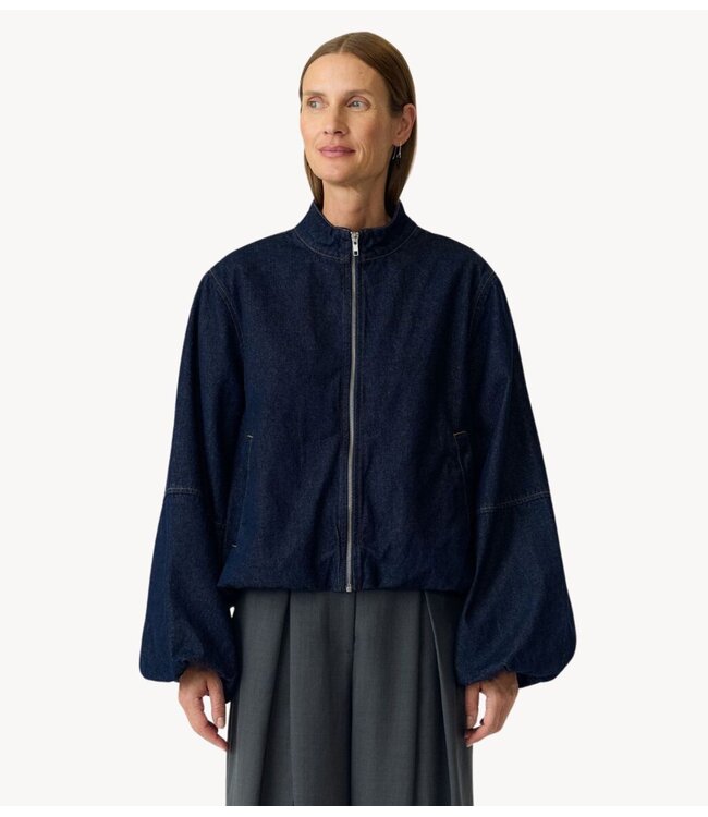 YAS Jas YASROSALIE LS DENIM JACKET Blue Indigo