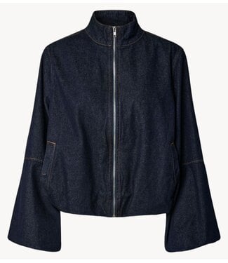 YAS Jas YASROSALIE LS DENIM JACKET Blue Indigo
