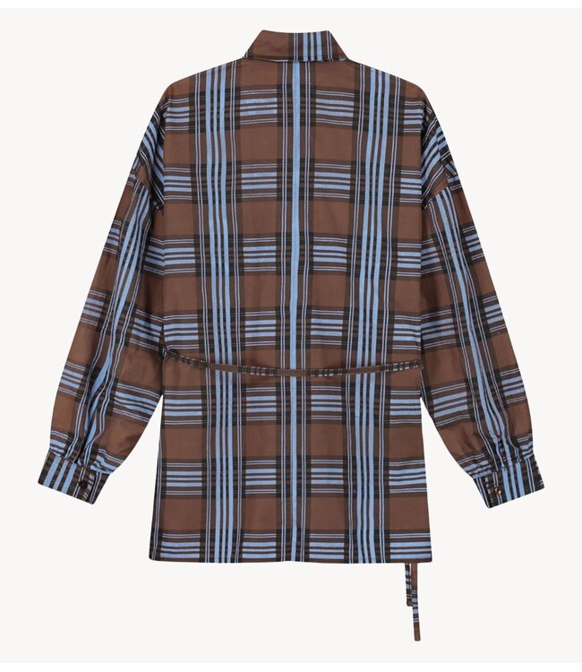 Stieglitz Blouse Zita Wrap Blouse Brown
