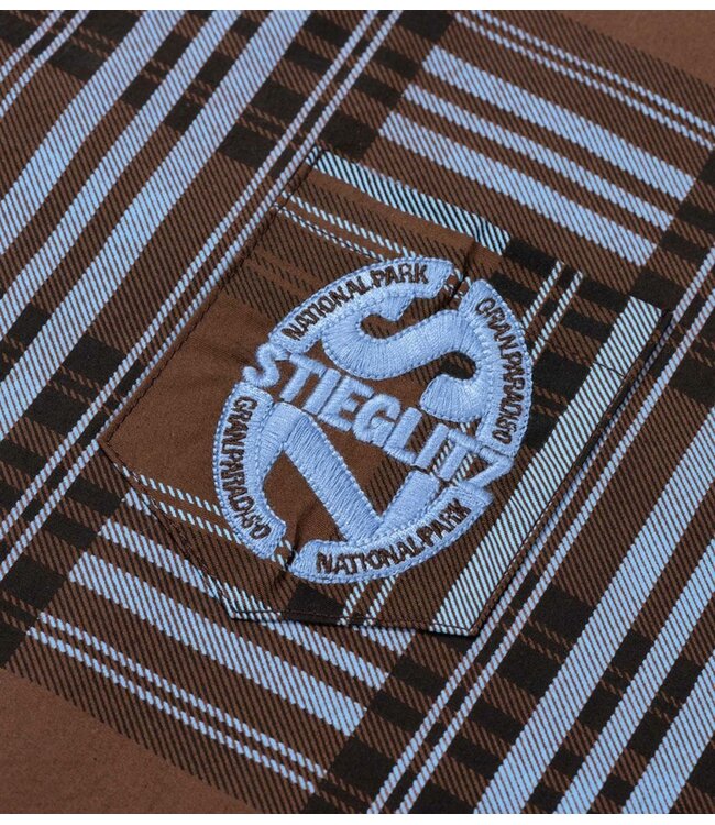 Stieglitz Blouse Zita Wrap Blouse Brown